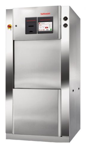 Tuttnauer 5596 250 L horizontal steam autoclave with vertical sliding door